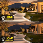 T-SUN Solar Spotlights, Christmas Solar Lights Outdoor, Auto-ON/Off 180°Angle - Image 5