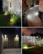 LOTMOS Solar Spot Lights Outdoor, 6 Pack/72 LED/3 Lighting Modes 2-in-1 Solar - Image 6