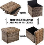 ALASDO Ottoman Storage Ottoman Footrest Stool Small Ottoman - Image 6