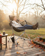 KingCamp Hammock Chair with Footrest – Heavy Duty Swinging Rocking Camping - Image 2