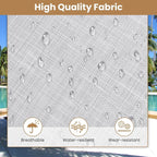 GYMAX Lounge Chairs for Outside, Extra High Folding Beach Tanning Lounger - Image 8