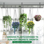 2 pcs Hanging Planters Rod, Plant Hanger Indoor - Image 5