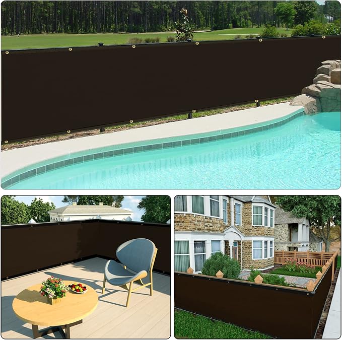 UPGRADE Privacy Screen Fence 5' x 50' Commercial Shade Cover - Image 8