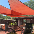 LOVE STORY Custom Size 11'x11'x11' Terra Red Sun Shade Sail Triangle Sunhsade by LOVESTORY