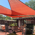 LOVE STORY Custom Size 6'x8'x10' Terra Red Sun Shade Sail Right Triangle by LOVESTORY