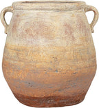 Creative Co-Op Whitewashed Terra-Cotta Urn - Image 3