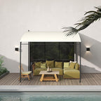 Outsunny 10' x 10' Outdoor Pergola Gazebo - Image 9