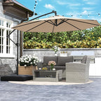 Tangkula 10ft Solar LED Patio Umbrella - Image 3