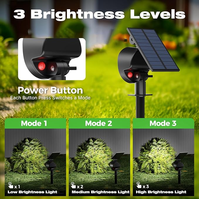 nipify 12 Pack Solar Spot Lights Outdoor Waterproof - Image 3