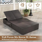 Tangkula Outdoor Rattan Daybed - Image 9