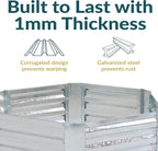 Sunnydaze 11.75" H Raised Metal Garden Bed - Image 2