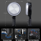 2 Pack 150W LED Barn Light, 20000LM Dusk to Dawn Security Light - Image 4