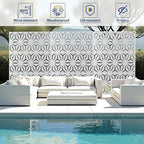 Outdoor Privacy Screen, Freestanding Privacy Fence Panels - Image 5