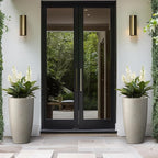 Kante 23.6" H Weathered Concrete Tall Planters, Large Outdoor Indoor Decorative - Image 6