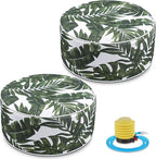 Outdoor Inflatable Ottoman Waterproof Pouf Ottoman by Cinnvoice