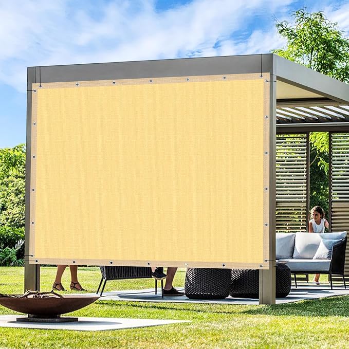Artpuch Outdoor Pergola Shade Cover 12x16 FT Sun Shade Cloth by Artpuch