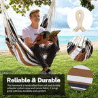 KPX Ourdoor Hanging Hammock Chair – Comfortable Tree Swing Chair Large Size - Image 2