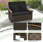 Tangkula Patio Rattan Daybed - Image 7