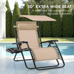 Best Choice Products 30” Wide Folding Zero Gravity Outdoor Recliner Patio - Image 3