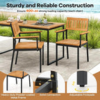 Tangkula 7 Piece Outdoor Dining Set - Image 7
