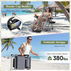 Homall Oversized Zero Gravity Chair, Adjustable Anti Gravity Chair Folding - Image 4