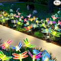 Anordsem Solar Garden Lights Outdoor: 8 Removable Fiber Optic Fabric by Anordsem