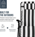 Best Choice Products Set of 2 Extra Wide Adjustable Steel Mesh Zero Gravity - Image 6