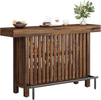 Tribesigns Large 2-Tier Bar Table, 63-Inch Mini Pub Table - Image 9