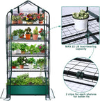 5 Tier Mini Greenhouse for Indoor Outdoor, Portable Green House - Image 4