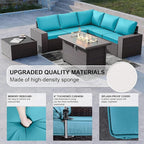 Kullavik 7 Pieces Outdoor Patio Furniture Set - Image 2