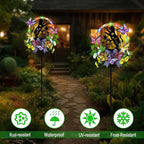 Cat Solar Lights Outdoor Garden, Silhouette Cat - Image 3