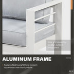 Solaste Aluminum Patio Furniture Set - Image 5