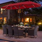 Tangkula 11 Pieces Patio Dining Set - Image 2