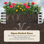 Galvanized Metal Planter Round Raised Garden Bed Kit - Image 4