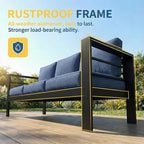 Solaste Aluminum Patio Furniture Set - Image 4