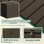 Devoko 40 Gallon Deck Box Outdoor Storage Box Waterproof - Image 2