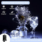 66Ft 200LED Fairy Lights Plug in, Waterproof String Lights Outdoor & Indoor 8 - Image 2