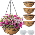 4 Pack 12 Inch Hanging Planters by KarlliuHOMEGARDEN