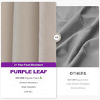 PURPLE LEAF 10' X 10' Left-right Tilting Patio Umbrella Outdoor Cantilever - Image 4