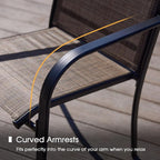 VICLLAX 3 Pieces Patio Dining Set - Image 5