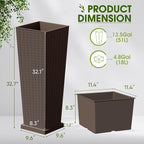 Devoko Resin Tall Planters - Image 7