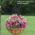 2 Pack 18 Inch Extra Large Deep Hanging Baskets - Image 7