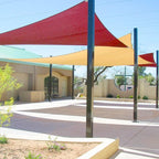 E&K Sunrise 13' x 13' x 13' Sun Shade Sail Triangle Canopy Shade Cover UV Block - Image 8