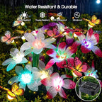 Garpar Solar Flowers Lights Outdoor Waterproof, Upgraded 8 Pack Solar Garden - Image 3