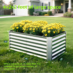 4X2X2ft Galvanized Raised Garden Bed, Outdoor Planter Box Metal Patio Kit - Image 7