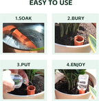 Terracotta Watering Spikes, Wine Bottle Watering Stakes, Slow Release Self - Image 5