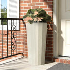 23.6" Tall Outdoor Planters Set of 2, Large Planters - Image 5