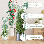 6 Pack Indoor Plant Trellis for Potted Plants, Stackable Garden Trellis for - Image 3