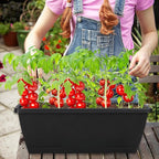 12Pcs 17Inches Rectangle Planter Box - Image 3