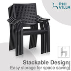 PHI VILLA 5 Pieces Outdoor Dining Set - Image 8